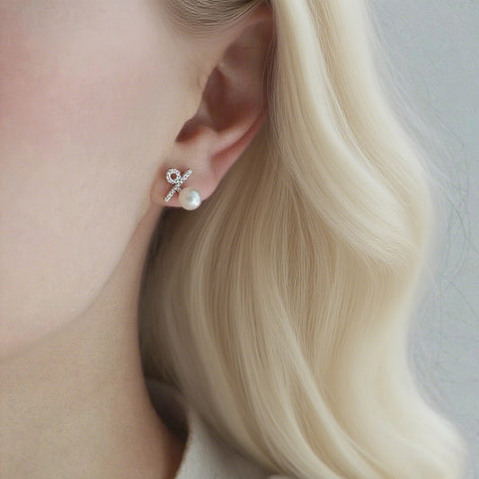 Freshwater Pearl Earrings - Breakup Galaxy