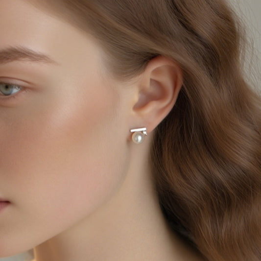 Freshwater Pearl Earrings - Evening Punctuation