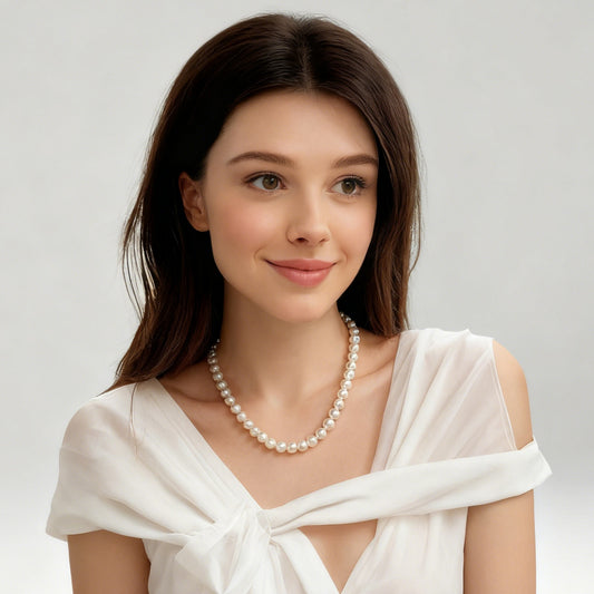 8-9mm Elegant Freshwater Pearl Necklace