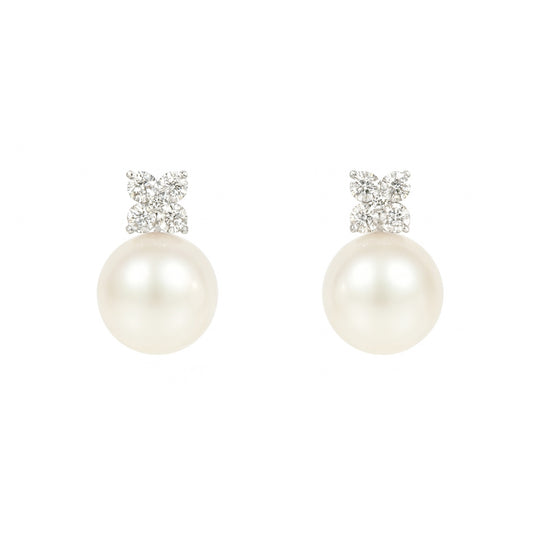 Freshwater Pearl Earrings - Clover Verses