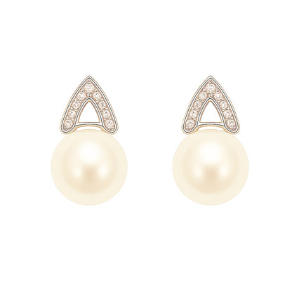 Timeless freshwater pearl stud earrings – double a by MINTING