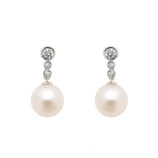 Freshwater Pearl Earrings - Tide Ellipsis
