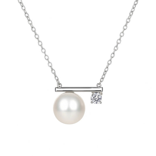 Stylish freshwater pearl pendant necklaces – dew & full stop design by MINTING