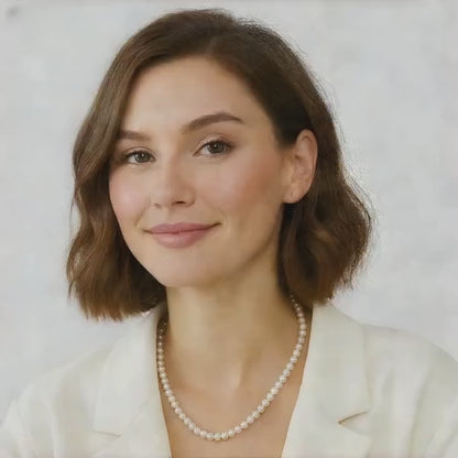 5-6mm Elegant Freshwater Pearl Necklace