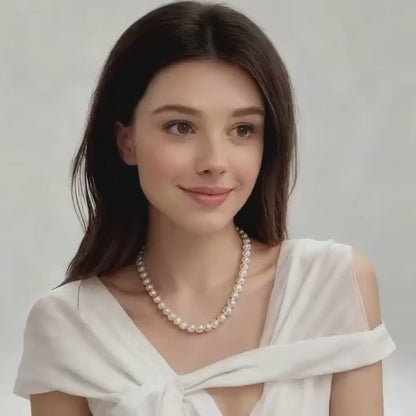 8-9mm Elegant Freshwater Pearl Necklace